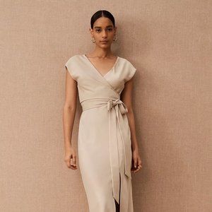 BHLDN Louisa Dress in Oyster